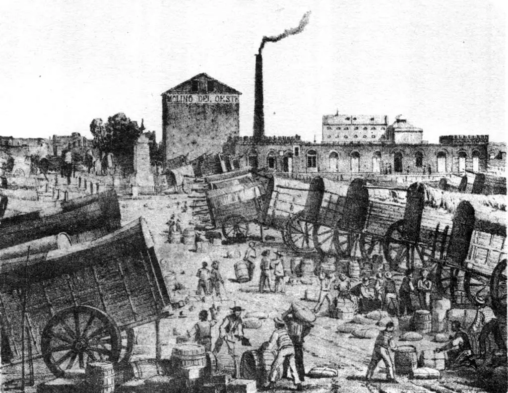 El monumento a  los revolucionarios de 1852