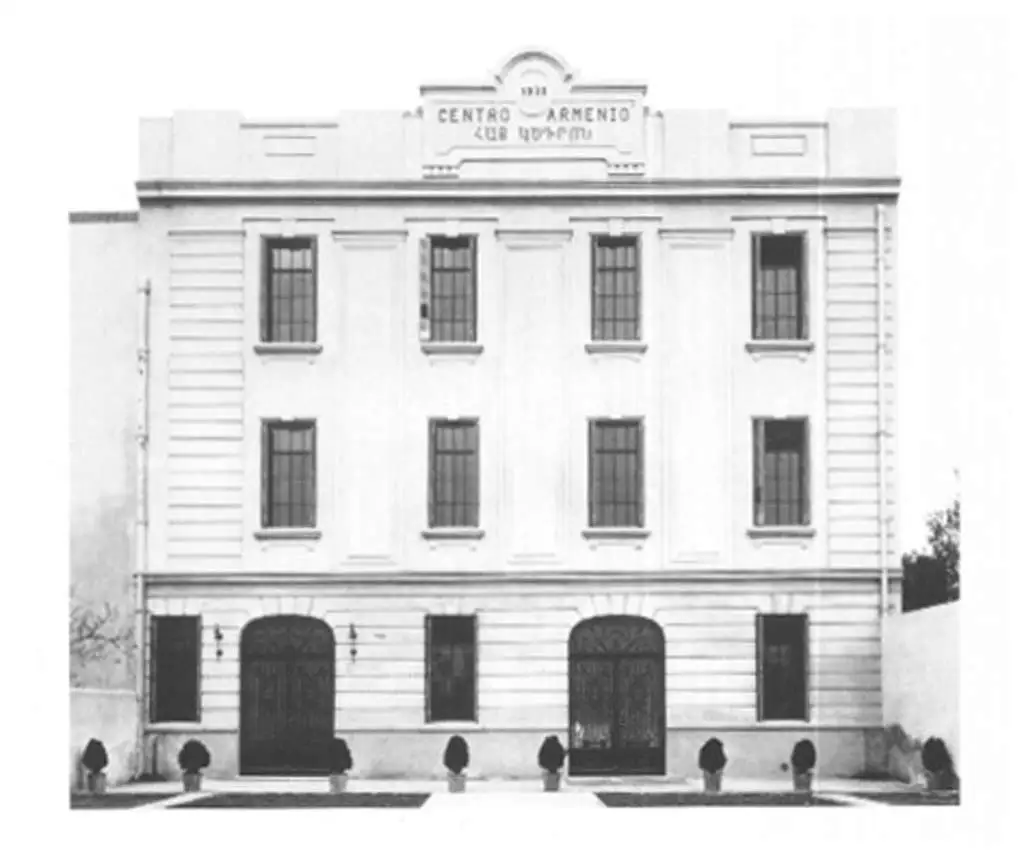 La fundación del  Salón “Centro Armenio” hace más de 70 años.