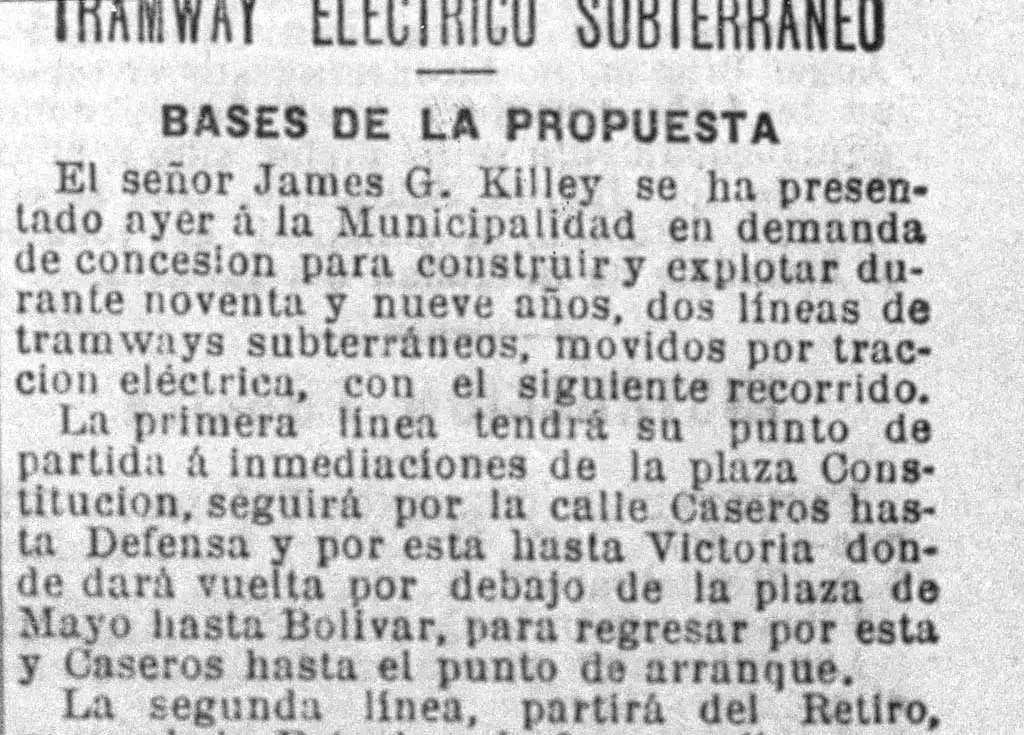 “Tram­way Eléc­tri­co Sub­te­rrá­neo”