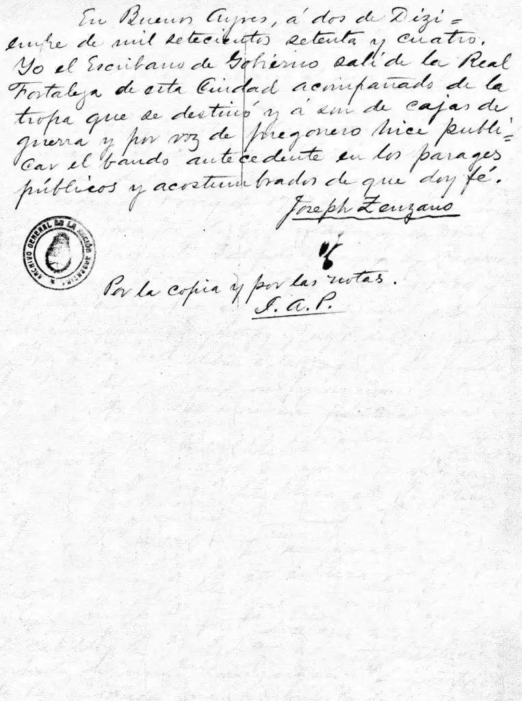 La ciudad vieja: servicio urbano en el año 1774.