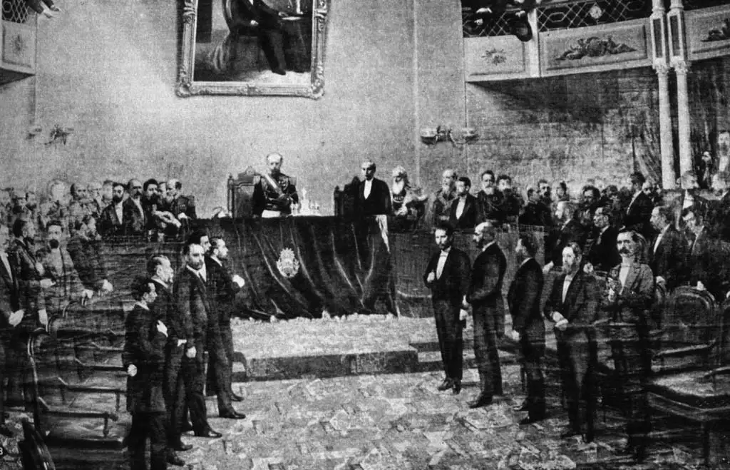 El Congreso Nacional y dos cuadros históricos