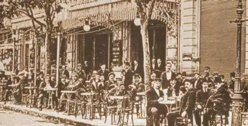 Un indio en el Tortoni